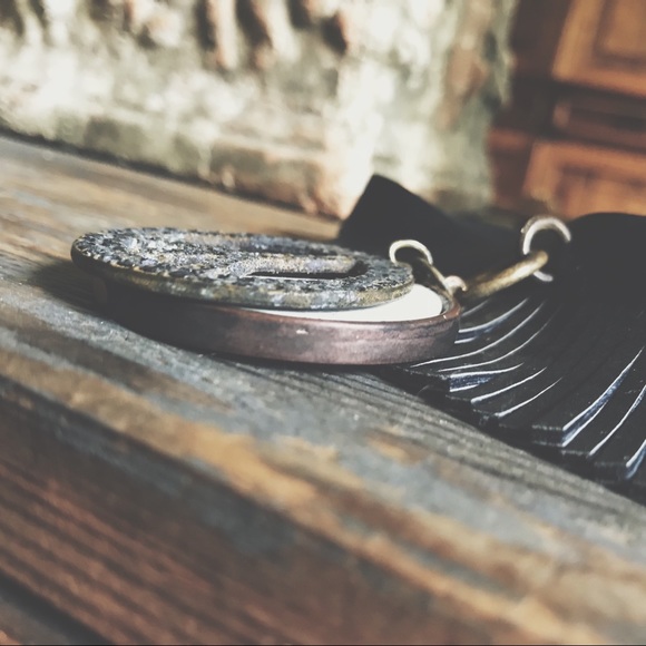 Peace Symbol Pendant Choker Necklace - Picture 8 of 12